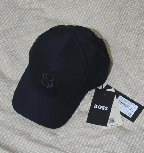 boné boss double b preto original