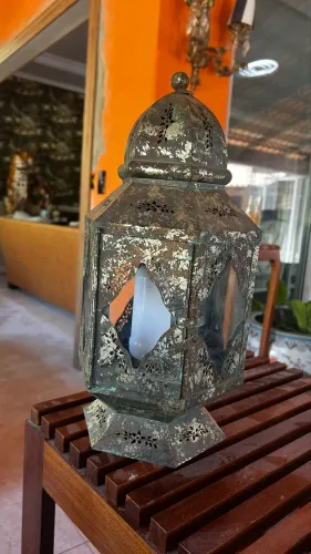 Luminária marroquina 