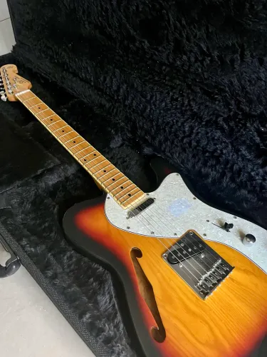 Guitarra SX Telecaster Semi acústica. 