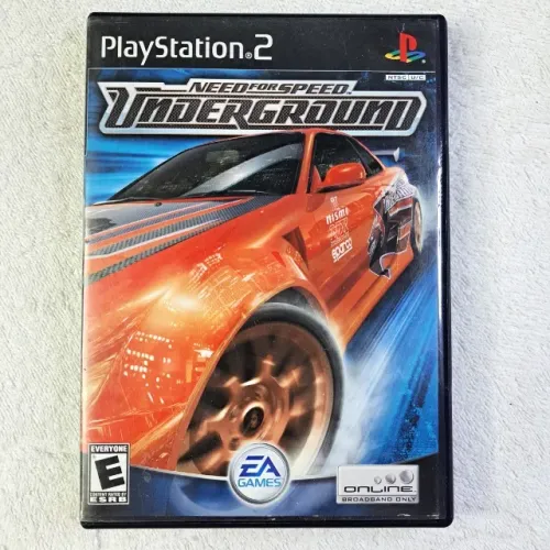 Need For Speed Underground 1 Original Americano - Completo Ps2. Playstation 2