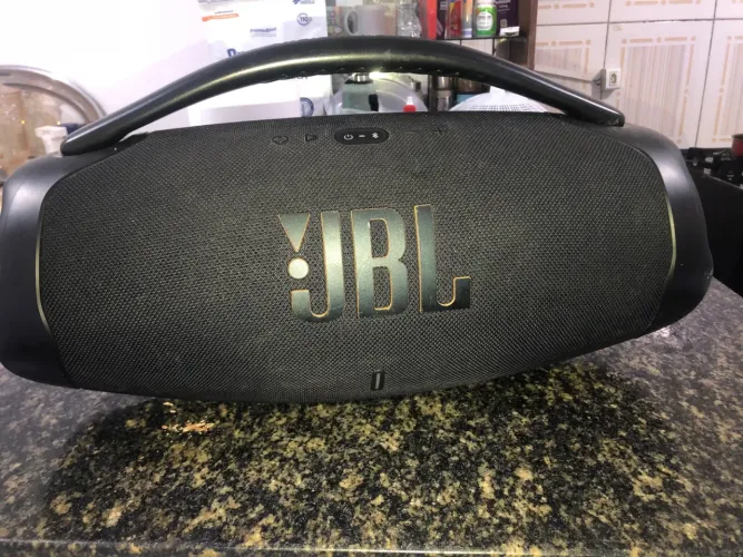 CAIXA DE SOM BLUETOOTH JBL BOMBOX 3 WIFI PRETA