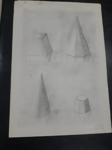 Desenho de grafite Volpi