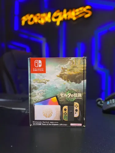 Nintendo switch Oled Edição Zelda Tears of the Kingdom novo R$2999