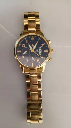 Relógio Shaarms Dourado 