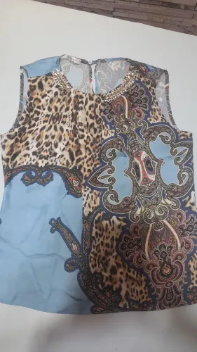 Vendo Blusa de seda Jean Darrot seminova Tam 38