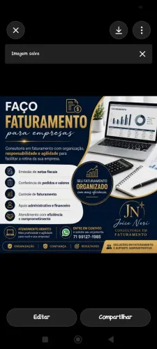 Faço faturamento para empresas 
