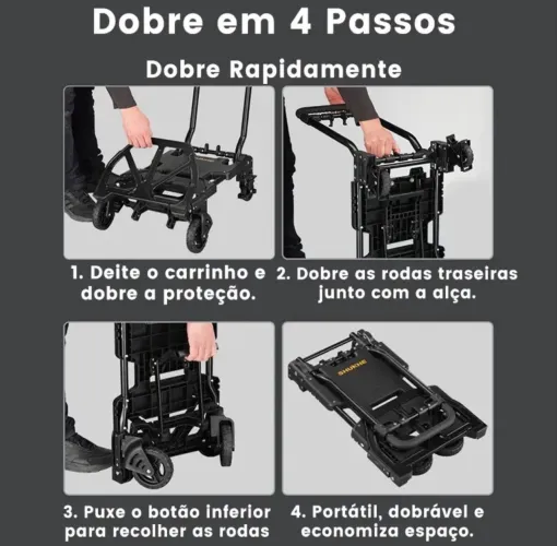 Plataforma de levar pesos 2 em 1
