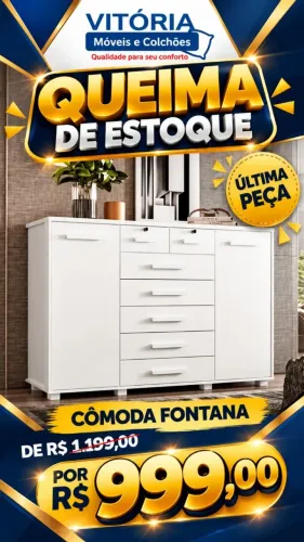 comoda - fontana - ultima peça - compre e receba em 72 horas