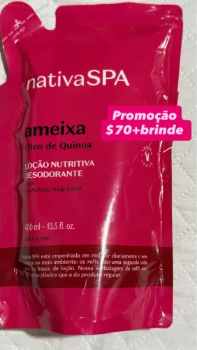 Nativa spa loção corporal  O Boticário + brinde
