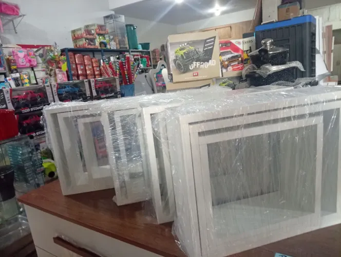 Kit com 3 nichos MDF