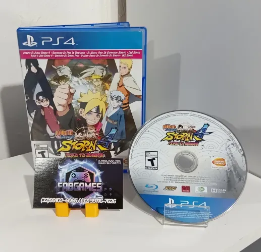 Jogo PS4 Naruto Storm 4. Aqui na LOJA FABGAMES