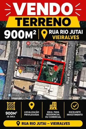Terreno para venda tem 900 m2 em Nossa Senhora das Graças, Adrianopolis - Manaus - AM
