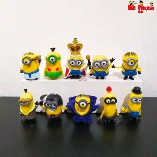 Minions Figures conjunto com 9pcs