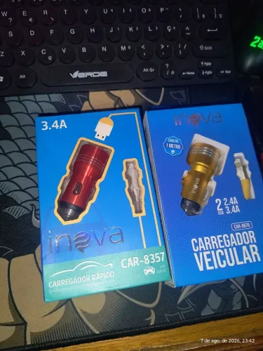Carregador Turbo de celular para carro - Novo - R$ 25