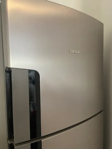 Geladeira Consul Inox Duplex 386 litros Linda com cheiro de nova