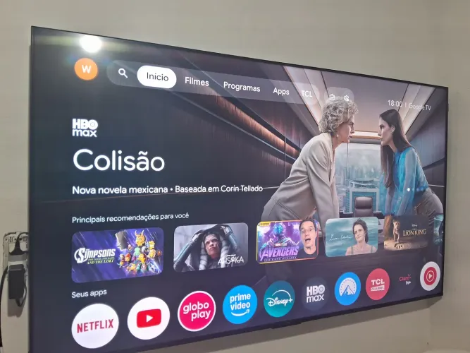 televisão TCL 65 polegadas