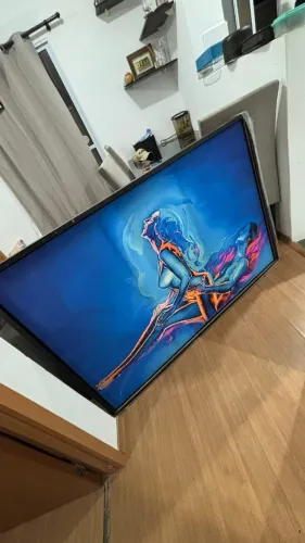 Quadro 150 x 90 cm com moldura dupla premium preparada para LED