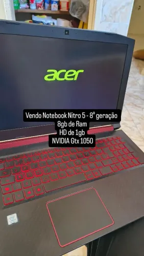Acer Nitro 5 - 8 geração 1TB