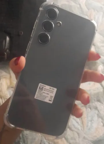 Samsung A35, azul escuro, seminovo