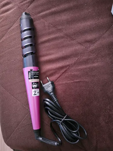 Modelador de cachos philco turbo cerâmica duo shine rosa bivolt
