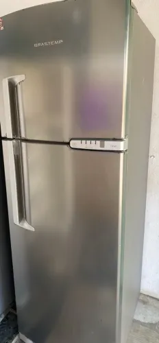 Geladeira Brastemp inox