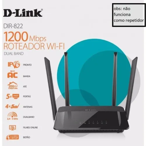 Roteador D-Link Dir-822