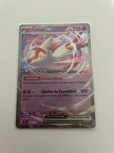 Carta Pokémon original copag-Latias ex