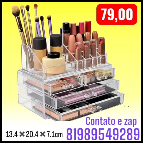 Organizador de maquiagem