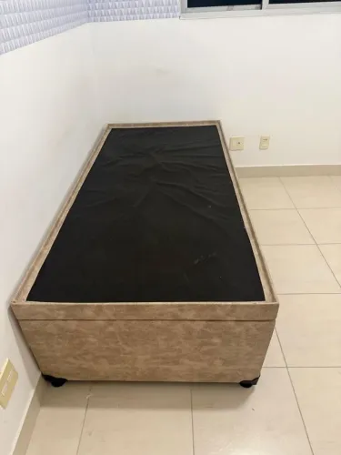 Cama baú auxiliar solteiro