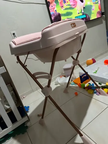 Banheira com trocador
