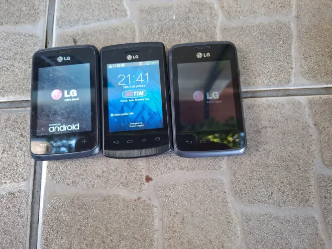 Celulares  funcionando 