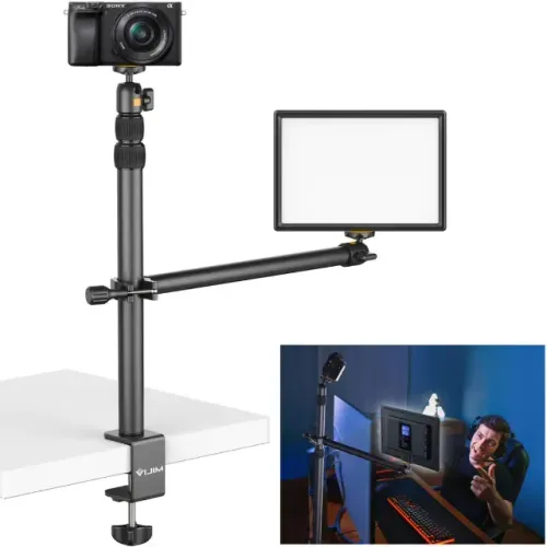 Suporte de Mesa Ulanzi VIJIM LS02 - Ajustável, Estável e Compatível com Câmeras e Iluminad