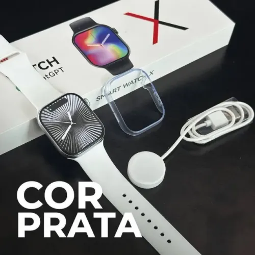 W10 Microwear| chat GPT em Português|1GB|Capinha/PRATA