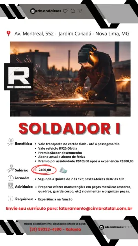VAGA SOLDADOR I