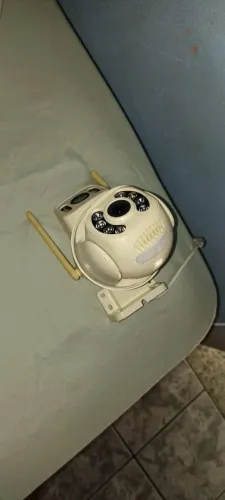 Camera Externa Wifi a Prova D'água Dupla 2 Em 1 com Visao Noturna C/ Infravermelho