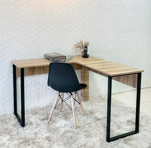 MESA EM L NOVA - PRONTA ENTREGA