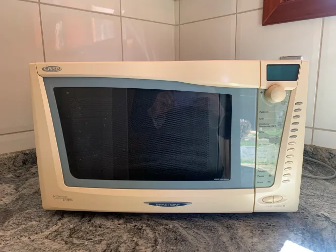 Micro-ondas Brastemp 27L Crisp JetDefrost