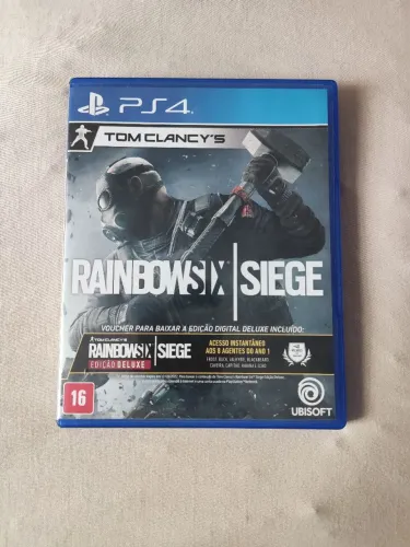 Rainbow Six Siege Tom Clancy S Português Ps4 Dvd Físico (Usado)