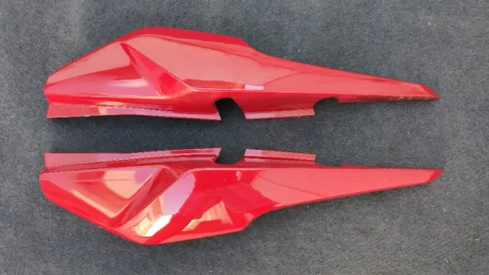 par rabeta lateral honda cg start fan 160 vermelha original
