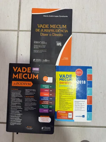 Lote vade mecum comum e de jurisprudência