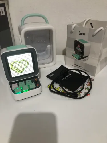 Divoom Ditoo Pro - Caixa de Som Bluetooth Pixel Art - Original + Completo