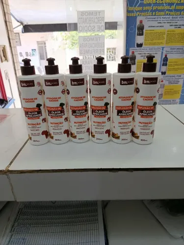 Kit ativador de cachos nutrição explosão de óleos africanos