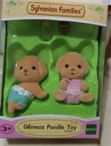 Sylvanian Families gêmeos poodle toy