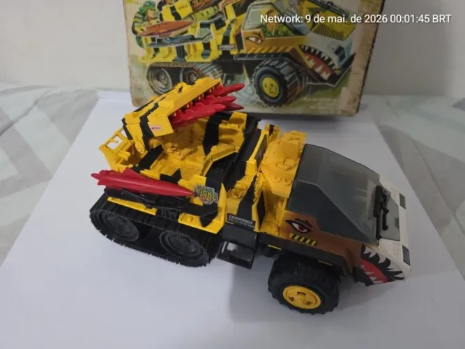 Tigre Blindado da linha Comandos em Ação gi joe fabricado pela Estrela ano 1985