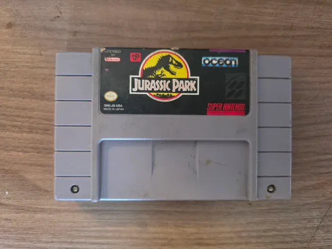 Cartucho Jurassic Park (Super Nintendo)