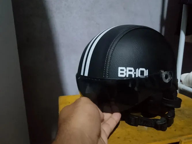 Capacete Coquinho Scooter Bike Elétrica Br101 Vision