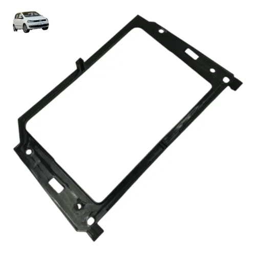 Moldura suporte radio cd player vw fox 2012 2013 2014