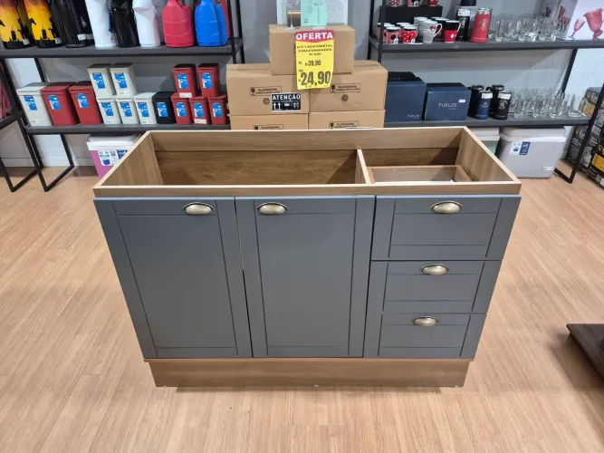 Balcao para pia carraro 120 cm