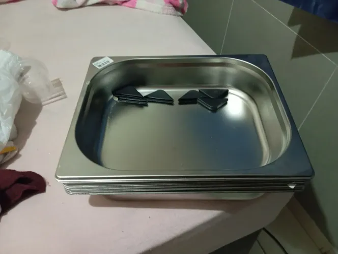 6 cubas inox 25cm por 30cm