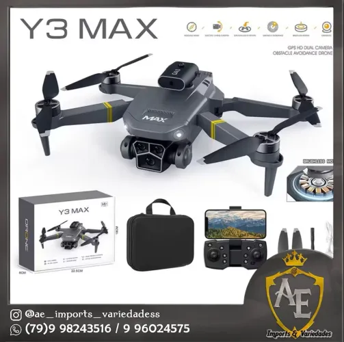 Drone Y3 Max Com 2 baterias 